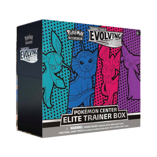 Evolving Skies Pokemon Center Elite Trainer Box [Espeon, Sylveon, Vaporeon, Glaceon]