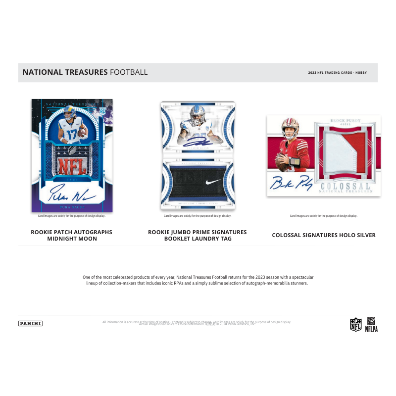 2023 Panini National Treasures Football Hobby Box