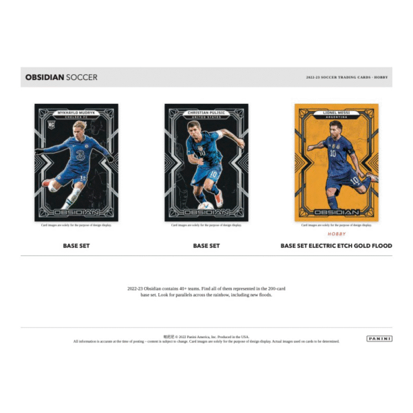 2022/23 Panini Obsidian Soccer Hobby Box - Image 2