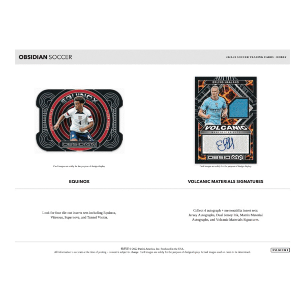 2022/23 Panini Obsidian Soccer Hobby Box - Image 4