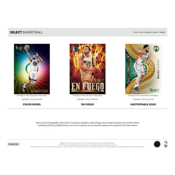2022/23 Panini Select Basketball Hobby Box - Image 4