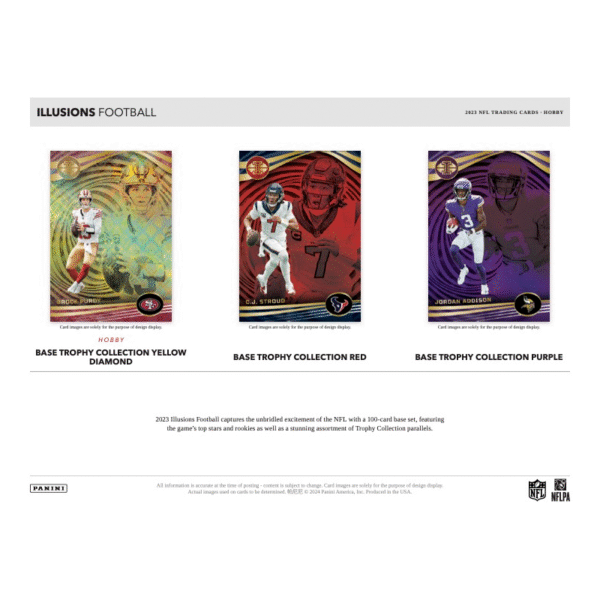 2023 Panini Illusions Football Hobby Box - Image 2