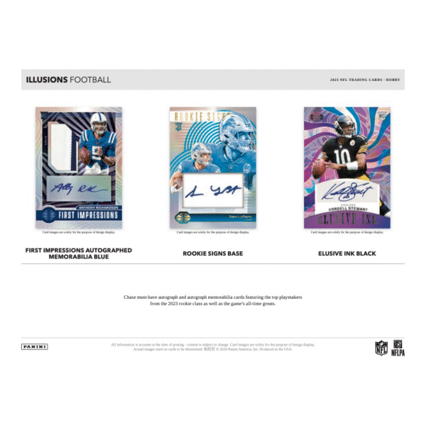 2023 Panini Illusions Football Hobby Box - Image 3