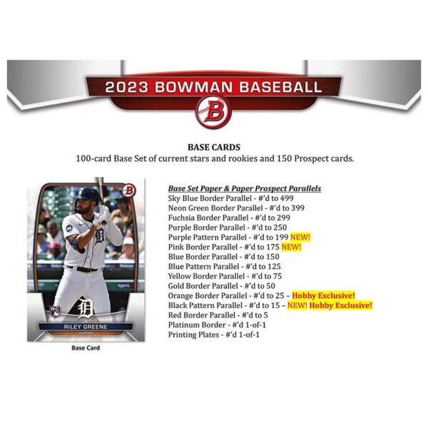 2023 Bowman Baseball Jumbo Box - Image 3
