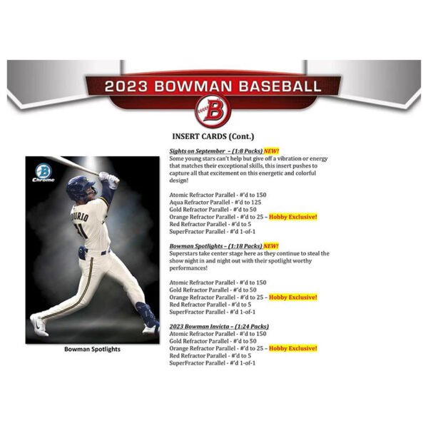2023 Bowman Baseball Jumbo Box - Image 6