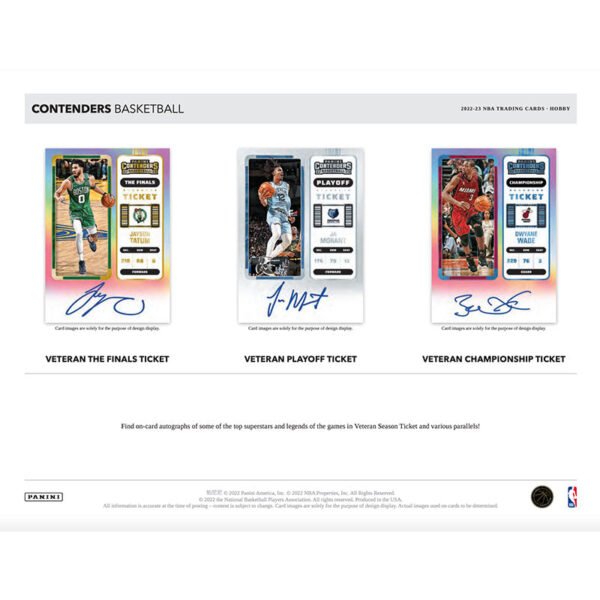 2022/23 Panini Contenders Basketball Hobby Box - Image 2