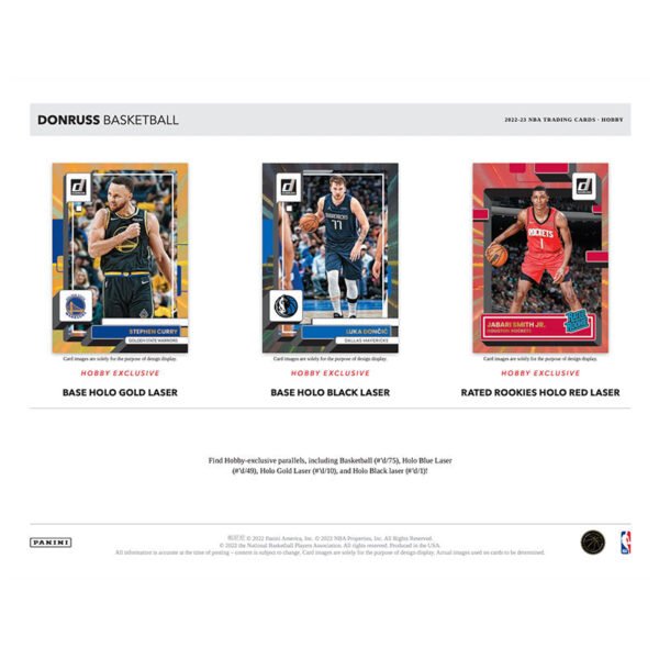 2022/23 Panini Donruss Basketball Hobby Box - Image 3