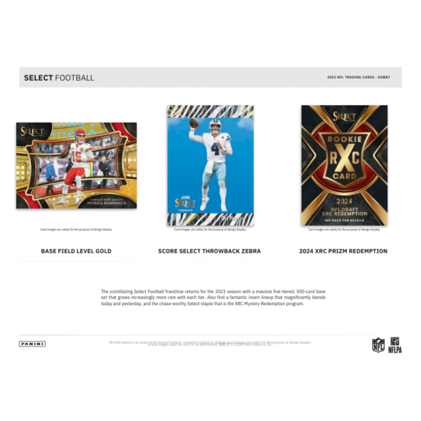 2023 Panini Select Football Hobby Box - Image 3
