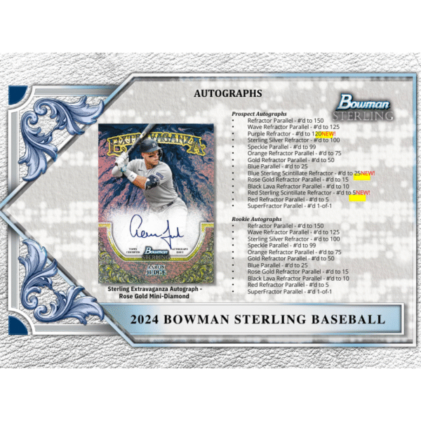 2024 Bowman Sterling Baseball Hobby Box - Image 4