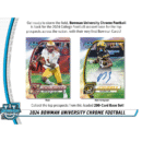 2024 Bowman University Chrome Football Breaker's Delight Box