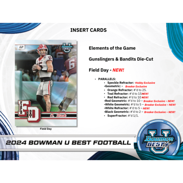 2024 Bowman University Best Football Breaker's Delight Box - Image 4