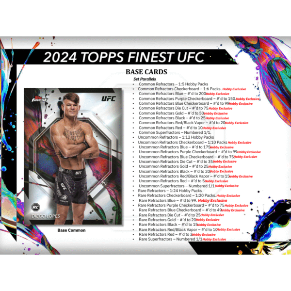 2024 Topps UFC Finest Hobby Box - Image 2