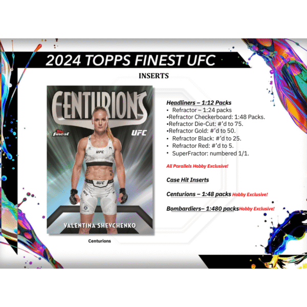 2024 Topps UFC Finest Hobby Box - Image 4