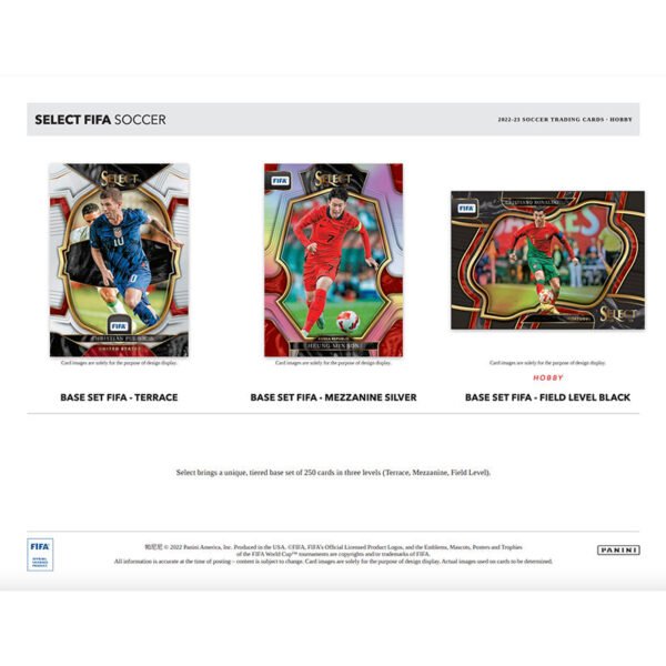 2022/23 Panini Select FIFA Soccer Hobby Box - Image 2