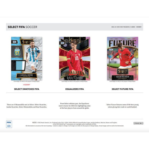 2022/23 Panini Select FIFA Soccer Hobby Box - Image 4